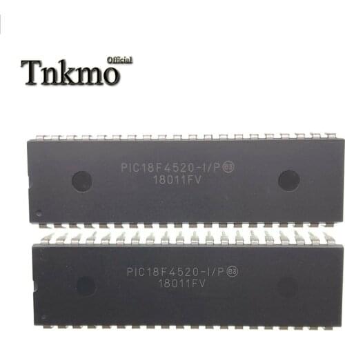 5PCS 10PCS PIC18F4520-I/P DIP-40 PIC18F4520-IP DIP40 PIC18F4520 18F4520-I/P 18F4520 4520 IC integrated circuit New and original