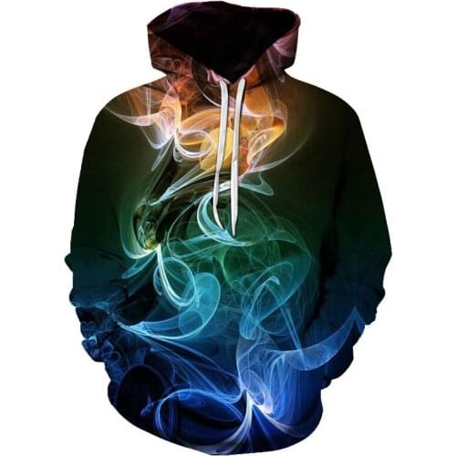 Fashion Mens 3D Print Hoodeds Sweatshirt Creative Pattern Holiday Hoodie Fall Spring Casual Hooded Pullover Sportswear Clothing