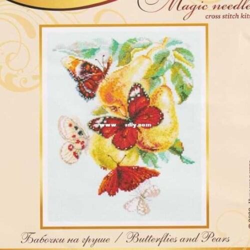 Butterfly Needlework Kit NOT PRINTED Cross stich Painting Set Cross Stitch Kits Cross-stitch Embroidery Set Stitch Kits Cross