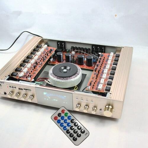 NEW Bluetooth home theater power amplifier fevers USB/SD card audio power amplifier / amplifier