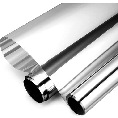 LUCKYYJ One Way Mirror Window Film Vinyl Self Adhesive Glass Film Heat Insulation Solar Glass Tint Privacy Window Glass Stickers