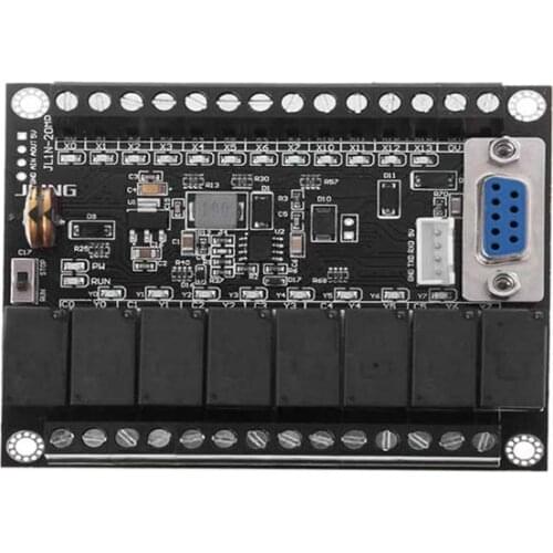 PLC programmable controller DC 24V PLC Regulator FX1N-20MR Industrial Control Board Programmable Logic Controller
