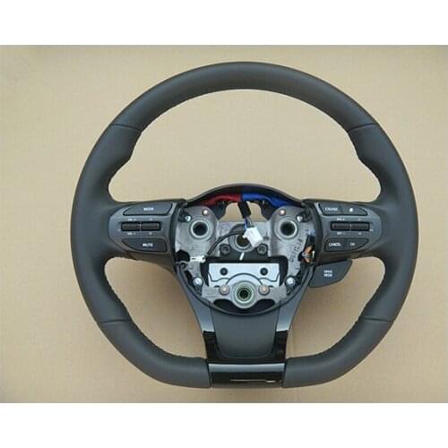 For KIA K5 Sport D Type Steering Wheel with Cruise Bluetooth Button and Paddle Shift 2014 Year