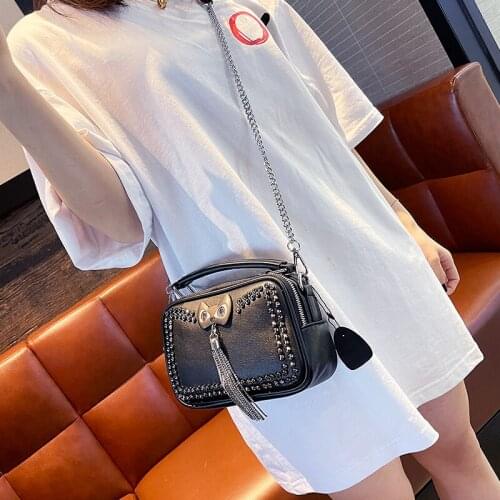 Shoulder Purse Small Female Crossbody Bag Mini Fashion Summer Handbags Women Black Chain Satchel Bags