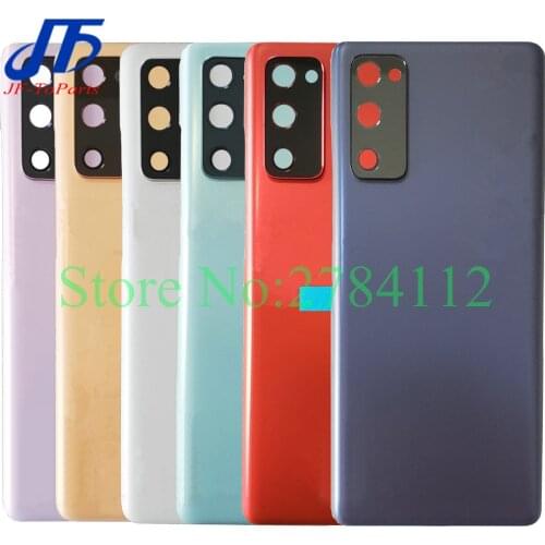 10Pcs Back Glass Replacement For Samsung Galaxy S20 FE lite 5G S20FE G7810 Battery Cover Rear Door Housing Case