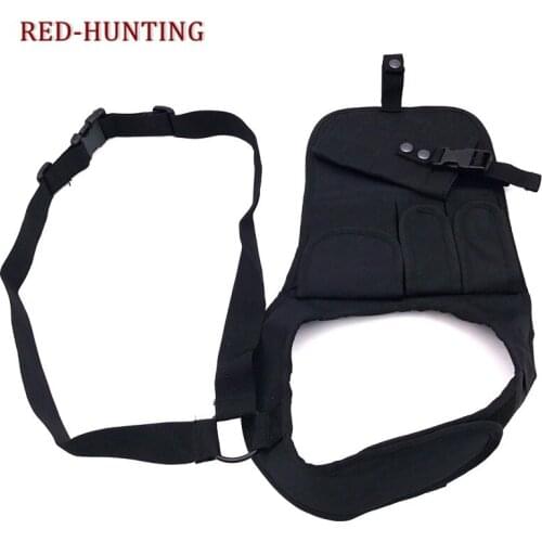Multi Key Carrier Harness Vest with Mounting Hubs Side Gun Holster and Backup Safety Straps