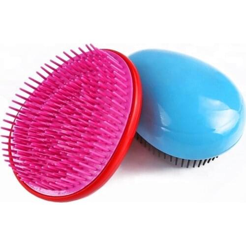 1pc Tangle Hair Brush Egg Shape hairbrush Anti Static Styling Tools Hair Brushes Detangling Comb Salon Hair Care comb For Travel