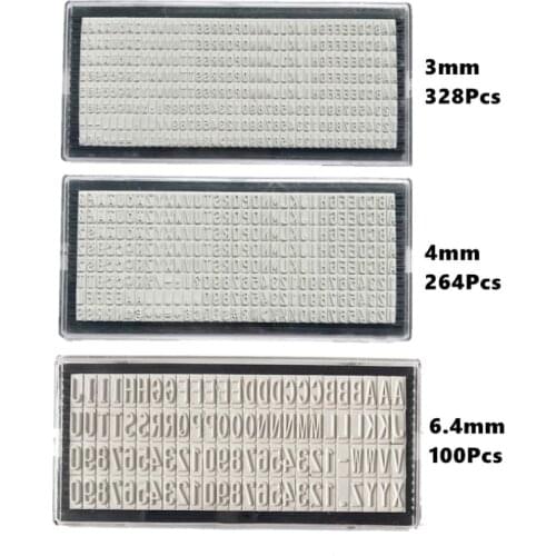 3/4/6.4mm Stamp Letters Plate Personalised Name Address Rubber Scrabble Board Accessory For Digital Letter Stamp DIY Scrapbook