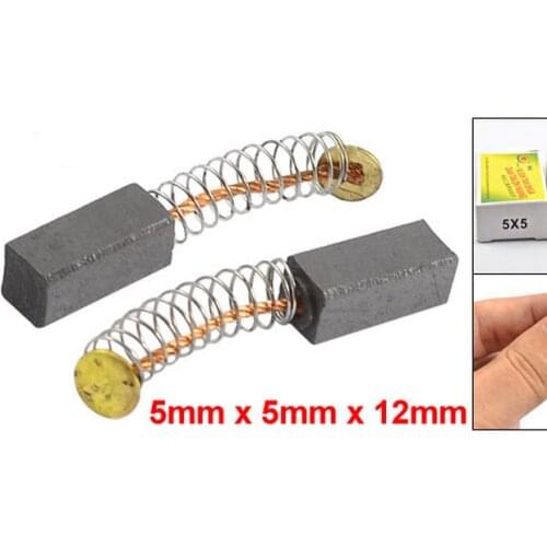 40 Pcs DC Electric Motor 1/5" x 1/5" x 15/32" Carbon Brushes