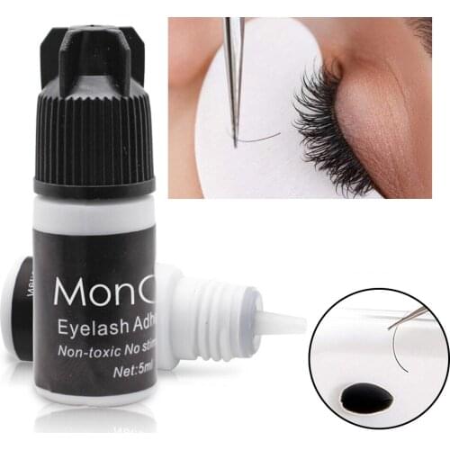 5ML Professional Eyelash Extension Glue Fast Drying Lash Glue Black Adhesive Long Lasting Lash Glue for Semi-Permanent Extension