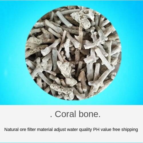 Fish tank decoration Aquarium accessories Coral bone fish tank filter material high-quality coral sand decoration