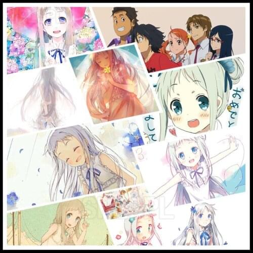 5D Diamond Painting Anime Japanese Silver-Haired Girl Ghost Unheard of Flower Name Bedroom Living Room Decoration Drawing