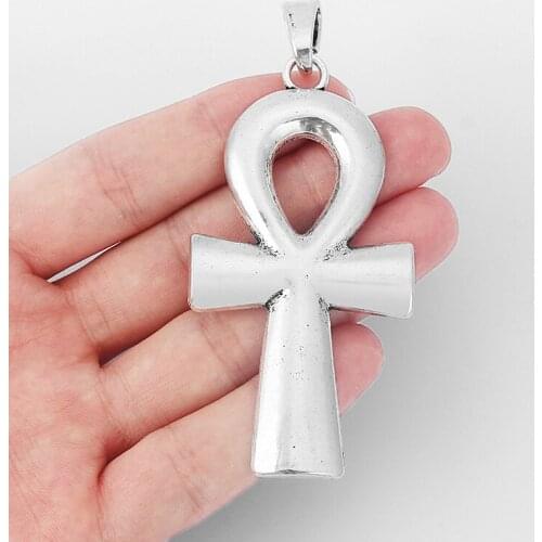 4PCS Large metal Zinc Alloy Cross Charms Pendant For Women Men Necklace Making Jewelry DIY Accessories Wholesales