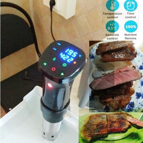 Digital 2nd Generation Stainless Steel Sous Vide Cooker IPX7 Waterproof Accurate Immersion Circulator Machine