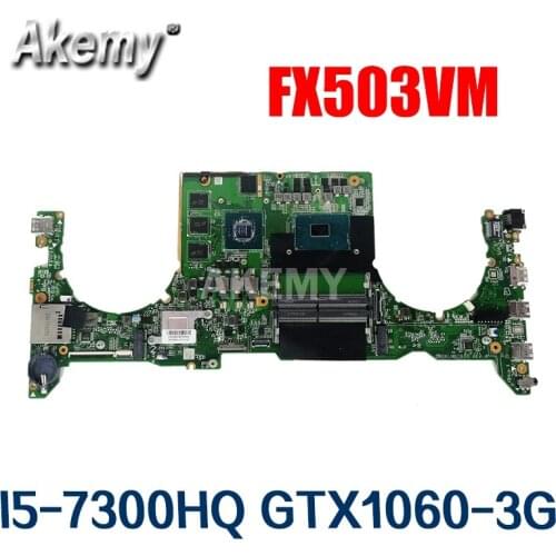 DA0BKLMBAB0 Laptop motherboard For Asus TUF Gaming FX503VM GL503VM FX503V GL503V Test original mainboard I5-7300HQ GTX1060-3G