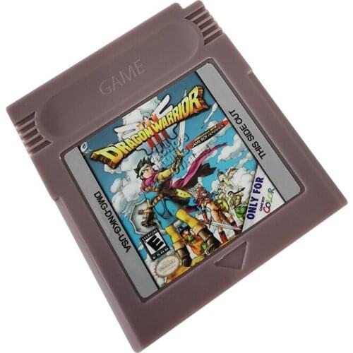 "DRAGON III"Game Boy 16 Bit Video Game Cartridge Console Card for Series English Language Edition