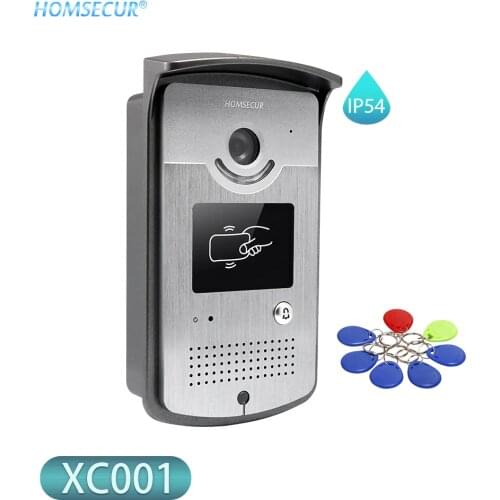 HOMSECUR 700TVLine IP54 Outdoor Camera XC001 with View Angle 90 Degree For Video Door Phone Doorbell Intercom System