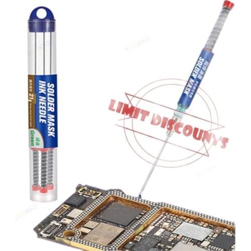 MECHANIC 3Pcs UV light Curing ink BGA PCB Mobile Phone Motherboard Repair Green Oil Solder Paste Lead-free Solder Mask Black Oil