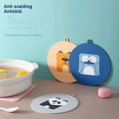Cartoon Home Heat-resistant Waterproof Nordic Dining Table Table Mat Dish Bowl Mat Pot Mat Plate Place Mat Coaster