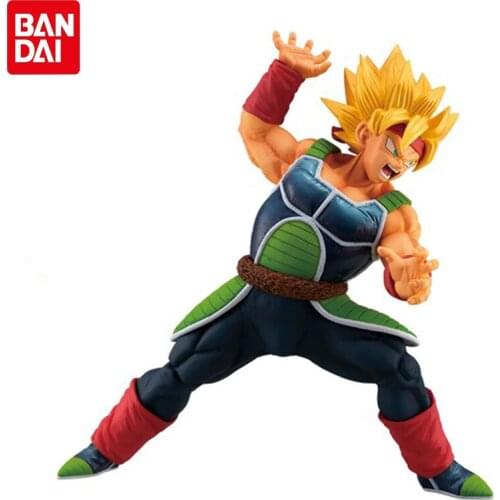Genuine Anime Dragon Ball SUPER CHOSENSHIRETSUDEN Super Saiyan Burdock Doll Model Action Figure Collection Toys