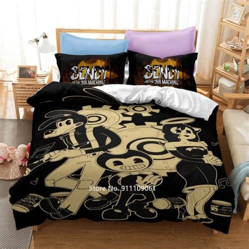 3D Cartoon Benndy Bedding Girl Teenage Children Quilts Pillowcase Large Bedding Double Queen King Size Home Textile Knitwear