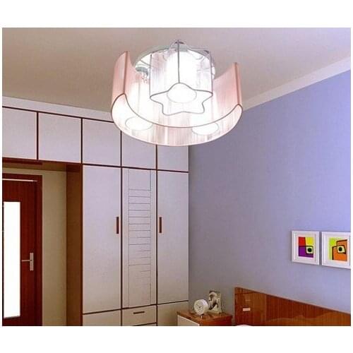 Moon and Star Ceiling Light Drawing light child lamp ceiling mounted lamp bedroom light E27 x3 110V 220V