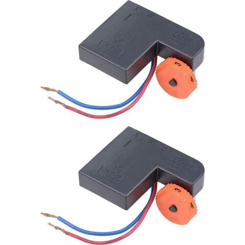 Trigger Switch for 180-Series Angle Mill Polisher High Power Speed Control Governor Push Button Switch 2pcs