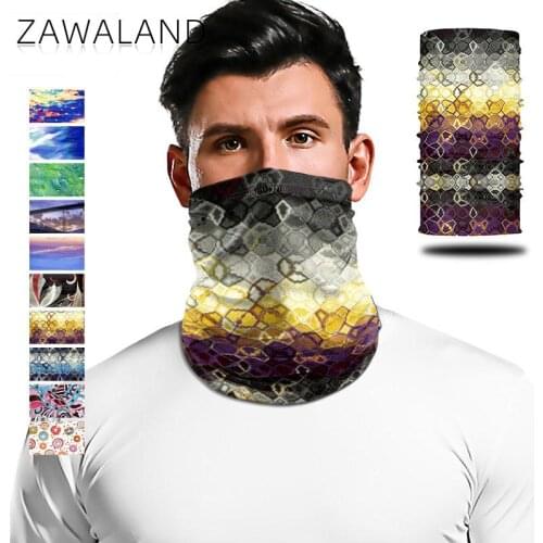 Zawaland Unisex Fashion Scarves Outdoor Cycling Hiking Neck Scarf UV Protection Trekking Face Bandana