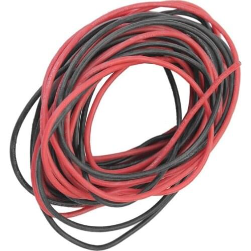 ALLiSHOP 10# AWG,200 Celsius Resistant Silicone Wire,DIY Electronic Wire,Soft Silicone Wire Cable Flexible For Aircraft Model