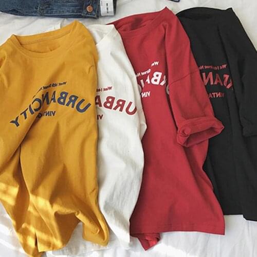 Women Print T-Shirt Female Streetwear Oversized TShirt Casual O-neck Short Sleeve shirts clothes summer Loose Hipster Tops Tees