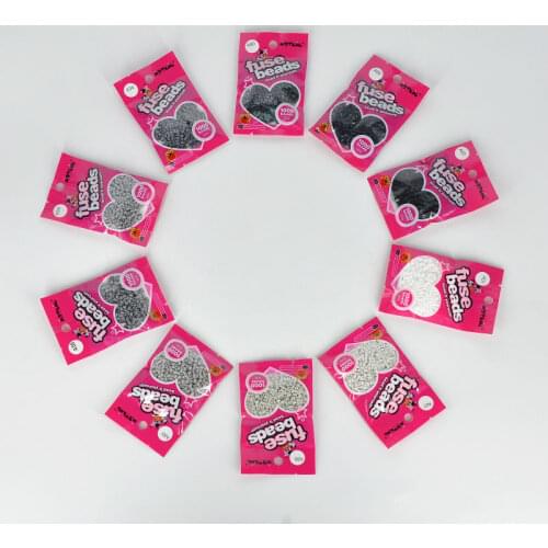 10 Bags White Gray Black A-2.6mm Soft Fused Artkal Beads mini hama beads Creative Education Toys AB1000-Gray