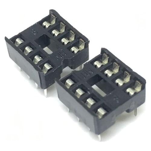10PCS 8P IC Block 8P Chip Holder DIP-8 Chip Socket DIP8