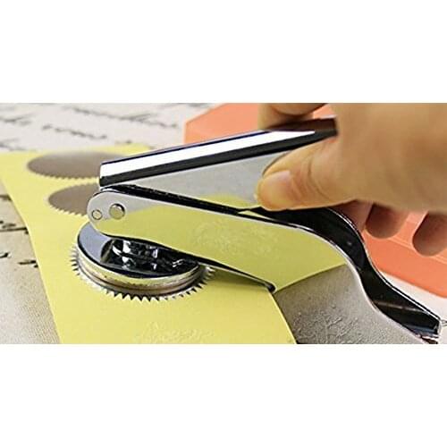 100pcs RED Vintage Embosser Stamp Sealing Blank Certificate Self-Adhesive Seal Stickers