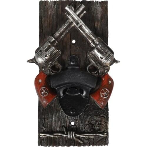 8 Inch High Vintage Beer Opener Western Bar Wall Decor Bottle Opener Decoration Wall Hanger Can Opener Creative Gift