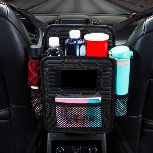 Car Net Pocket Handbag Holder Leather Seat Back Organizer Mesh Purse Holder Between Seat Tissue Purse Barrier