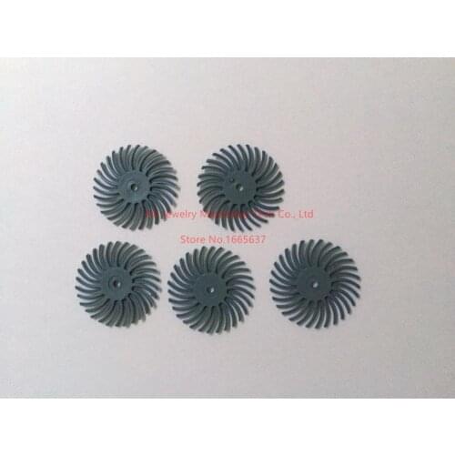 Free Shipping Fluorescent Green Color Grit 1000# 1" Jewelry 3M Radial Polishing Discs Polishing Brushes 400pcs/bag