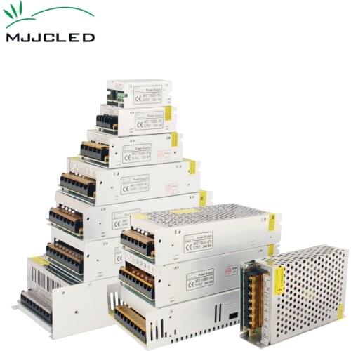 24V Power Supply 12 Volt 24V 5A 10A 20A 24 Volt Transformer 220V 12V Power Supply Unit 50A 60A LED Driver for LED Strip Tape