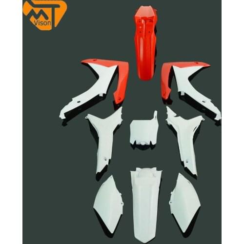 Motorcycle Complete Full Plastic Kit Fenders Plate Shrouds Side Panels For HONDA CRF250R 2014 2015 2016 2017 CRF450R 2013-2016