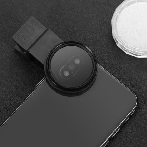 CPL Phone Lens Ultra-thin Clip-on Camera Circular Polarizer Neutral Density Filter 37mm Lens Camera Lens