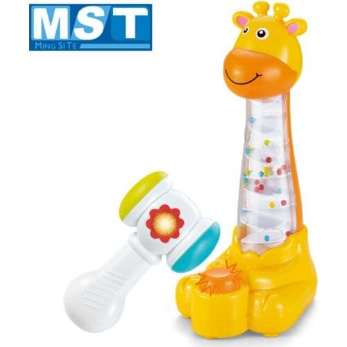 Baby Musical Instrument Toys Cute Cartoon Giraffe Percussion Toy Baby Early Learning Educational Funny Toys