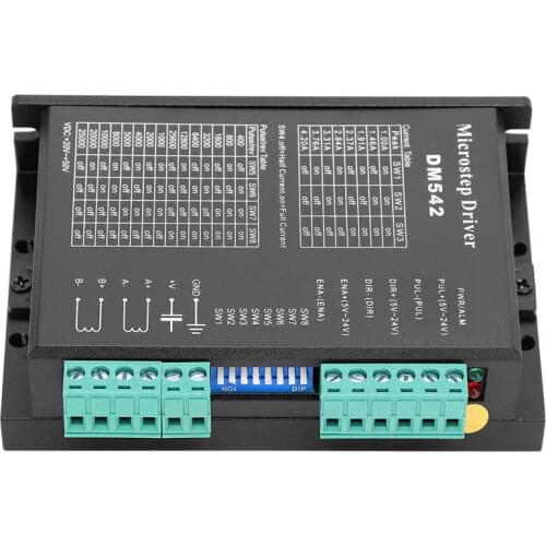 Microstep Driver Stepper Motor Driver 2 Phase High Subdivision PWM Current Control DM542