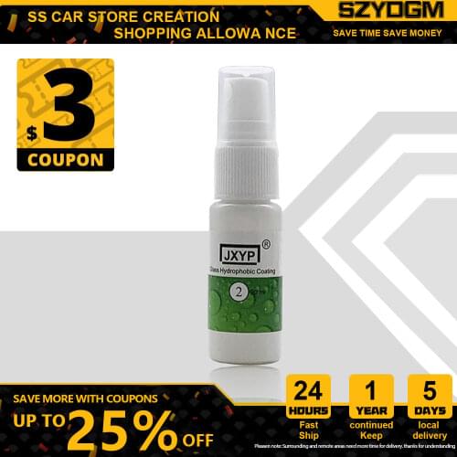 JXYP-2-20ml Car Rearview Mirror Rainproof Agent Nano-hydrophobic Coating Long-acting Water Repellent Car Wash Maintenance
