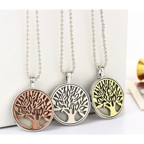 Tree Of Life Dark Luminous Necklaces Rose Chain Necklace Glowing in Dark Pendant Necklaces Collares Maxi Choker Jewelry