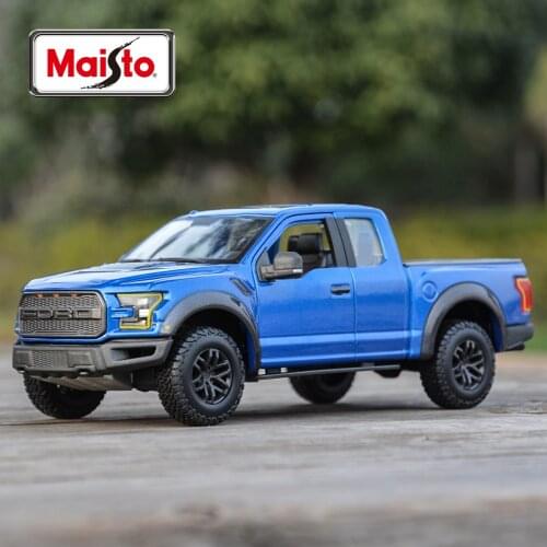 Maisto 1:24 2017 Ford F-150 Raptor Pickup Truck Static Simulation Diecast Alloy Model Car