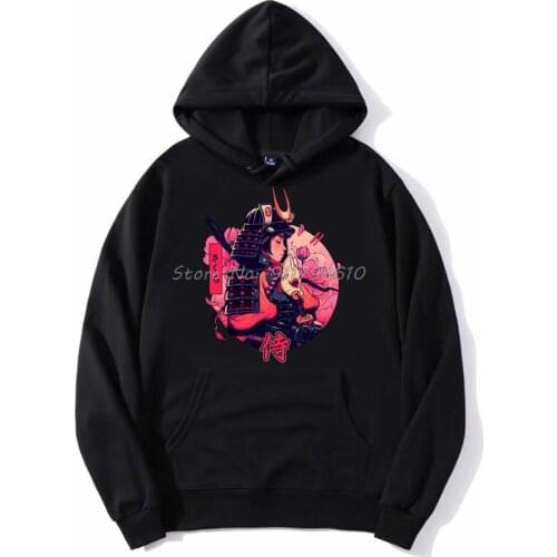 Samurai hoodie Japanese Culture Graphic Men Hooded Fleece Hoodies Sweatshirt Streetwear Harajuku