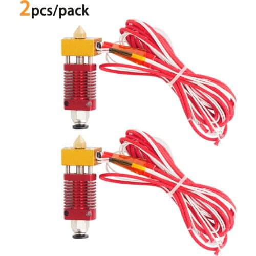 SIMAX3D Original red Ender 3 Hotend, Assembled MK8 Extruder head kit for Ender 3 Pro Aluminum Heating 2 combina 3d Printer Parts