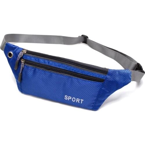 2021 Fanny Pack Female New Sports Fashion Waterproof Chest Handbag Unisex Waist Bag Ladies Waist Packs Belly Belt Bags Purse