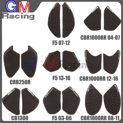 Anti slip Tank Pad Side Gas Knee Grip Traction Pads Sticker Decals For HONDA CBR250R CBR600RR F5 CBR1000RR CB1300