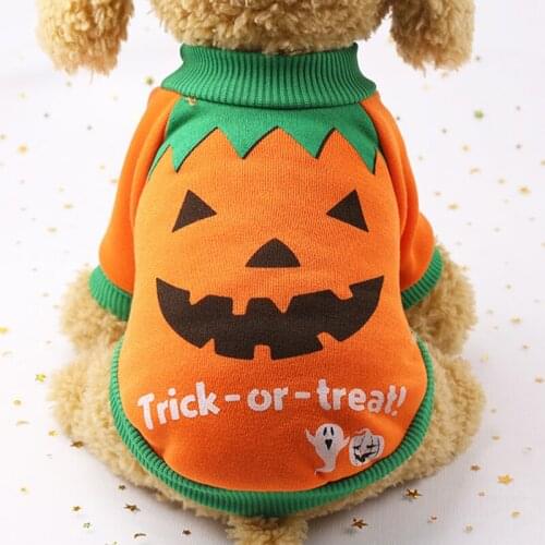 Halloween Funny Pet Dog Clothes Warm Cotton Dog Costume for Small Dogs Chihuahua Pug Coat Jacket Puppy Cat Clothing Pet Products