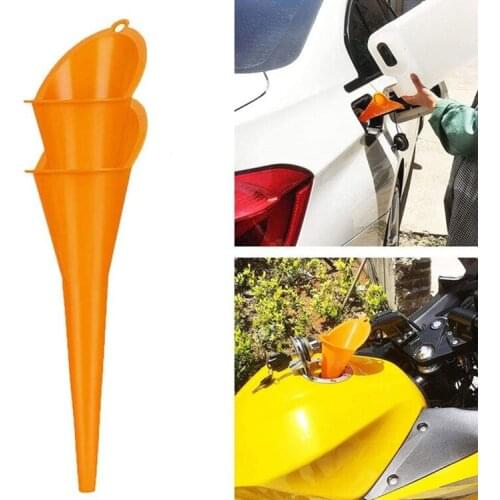Car Motorcycle Oil Filling Funnel Long Mouth Funnel Plastic Refueling Oil Liquid Spout Diesel Filling Tool Motor Car Accessaries